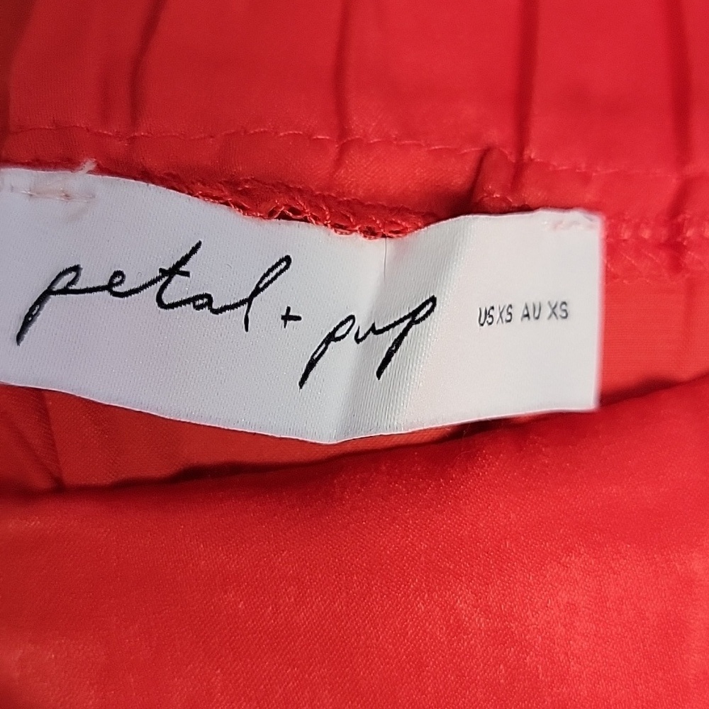 PETAL & PUP VIBRANT PINK & RED HI-LO SKIRT SZ XS - Picture 6 of 10